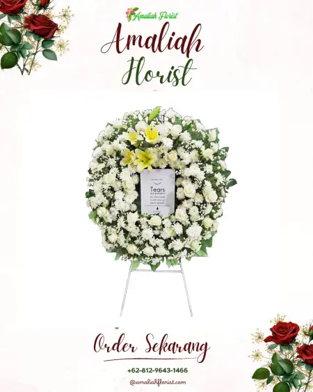 Krans Bunga Duka Cikini